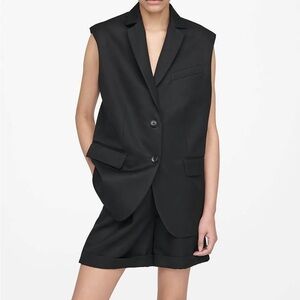 Anine Bung Black Tay Vest Size Small